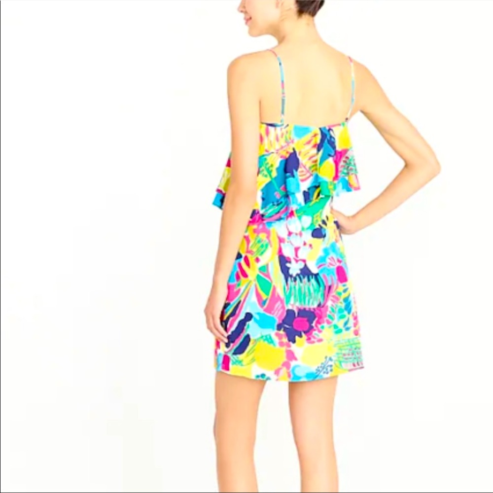 JCrew Camisole Ruffle Floral Summer mini Dress, Size 6